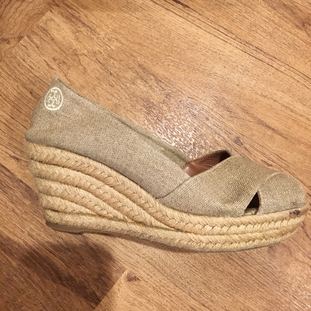 Tory Burch wedge espadrilles